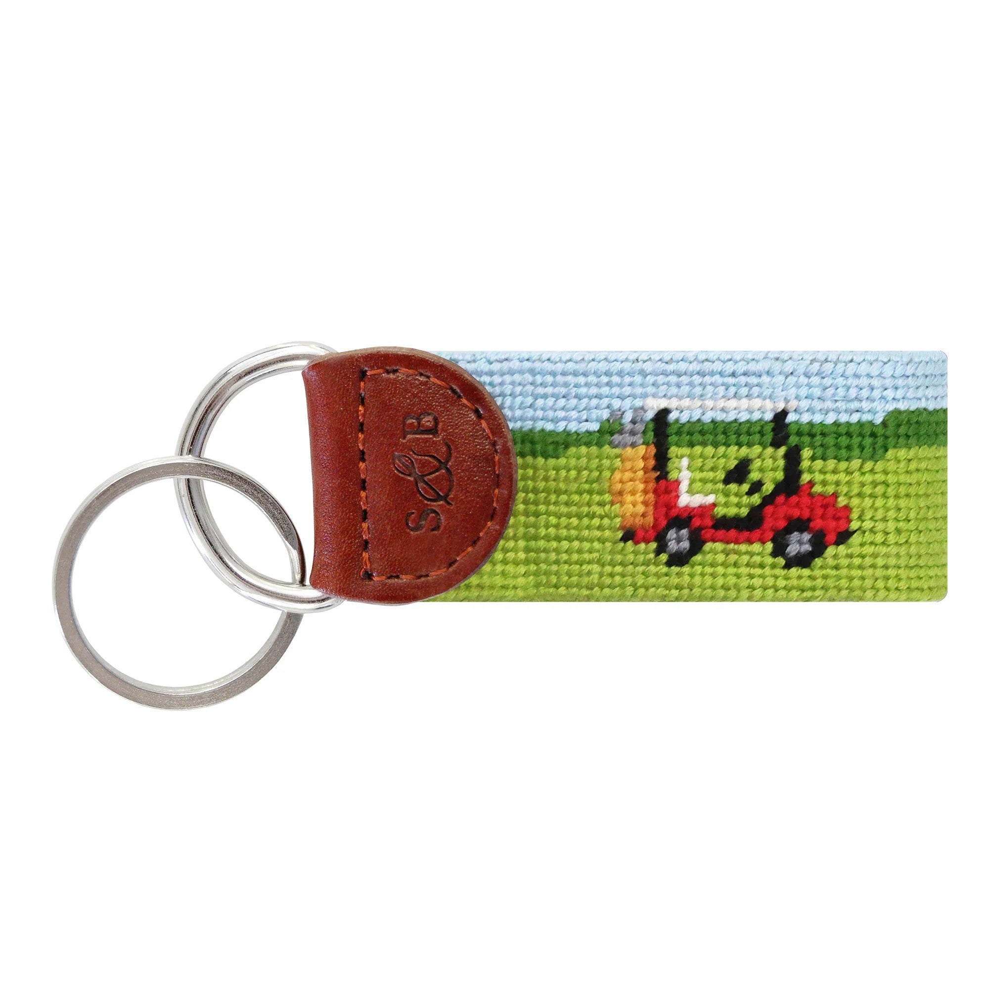 Needlepoint Key Fob