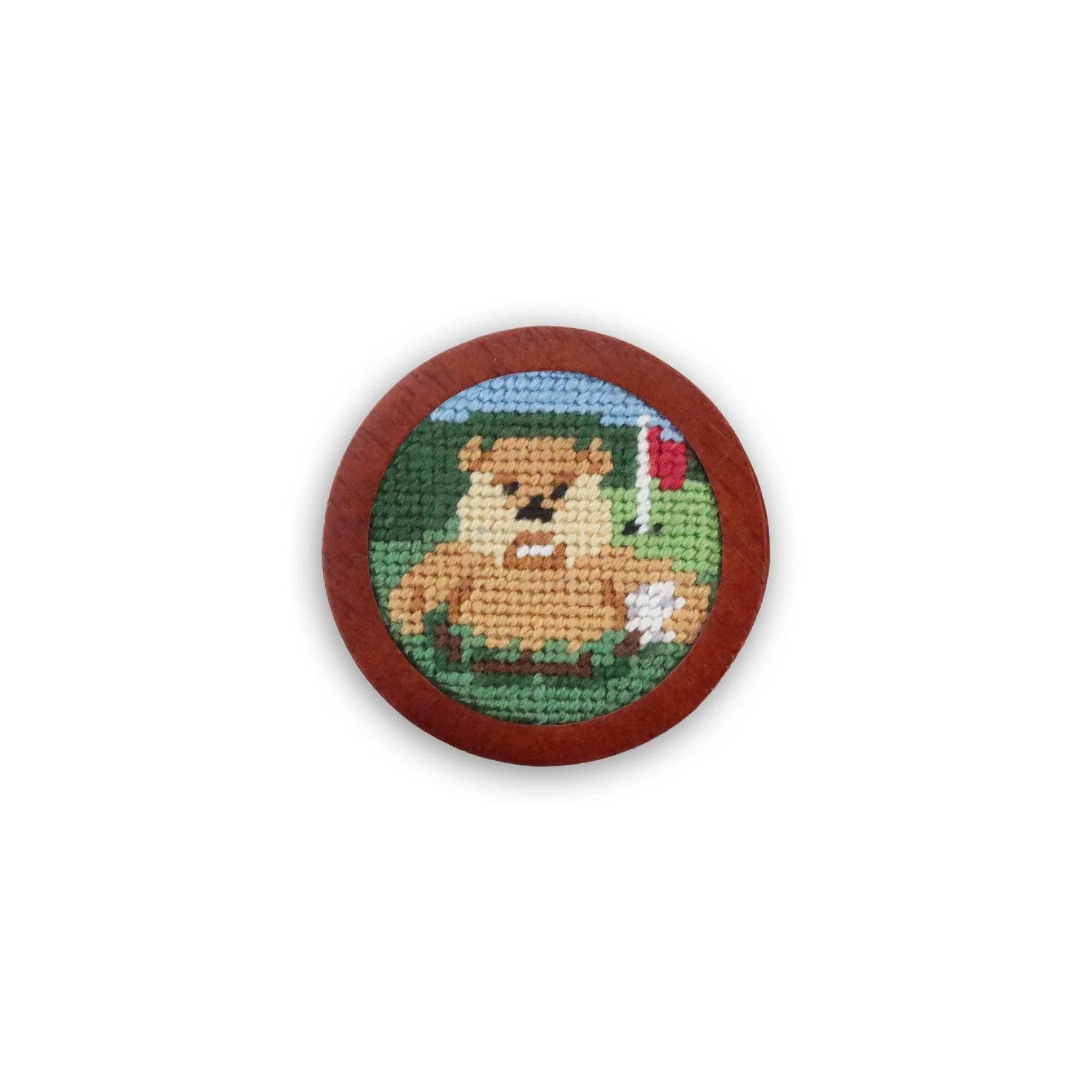 Needlepoint Golf Ball Markers