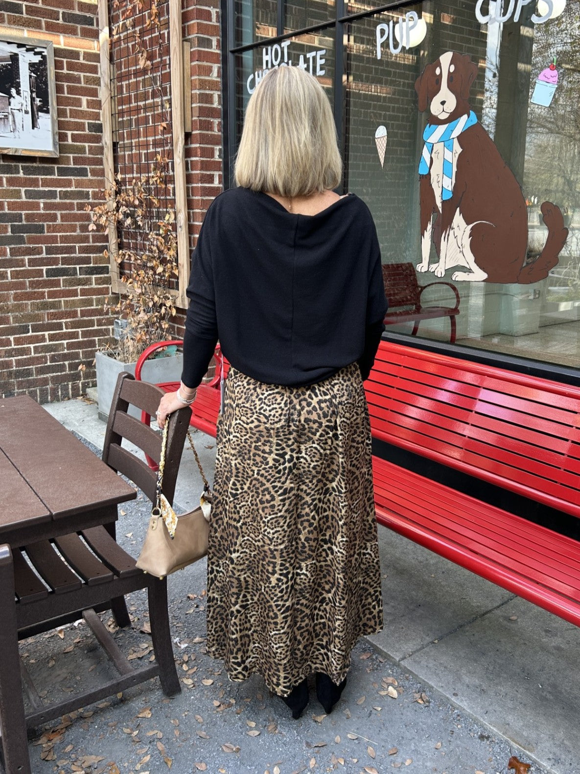 Cheetah Print Maxi Skirt