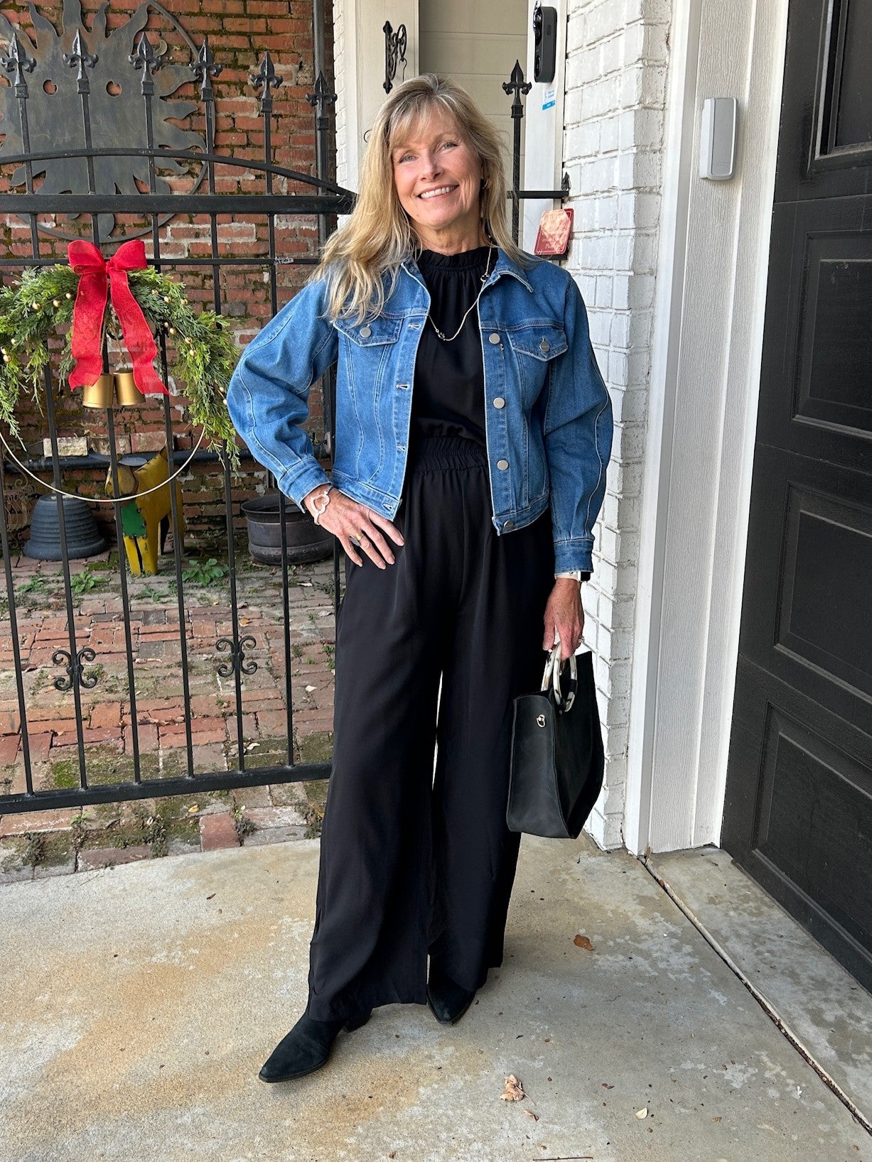 Risen Balloon Sleeve Denim Jacket - Medium