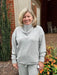 Experience ultimate comfort with this Heather Gray Cowl Neck Sweatshirt. Crafted from irresistibly soft material, it’s perfect for cozy days. The adjustable drawstring bottom allows you to cinch the fit for added warmth and style. Whether lounging or out and about, this sweatshirt combines casual ease with a flattering silhouette you'll love.

Pair with our matching "Jogger Pants".

Paula is wearing a size Medium.

Material: 48% Modal / 48% Polyester / 4% Spandex

Care Instructions: Hand wash separately in 