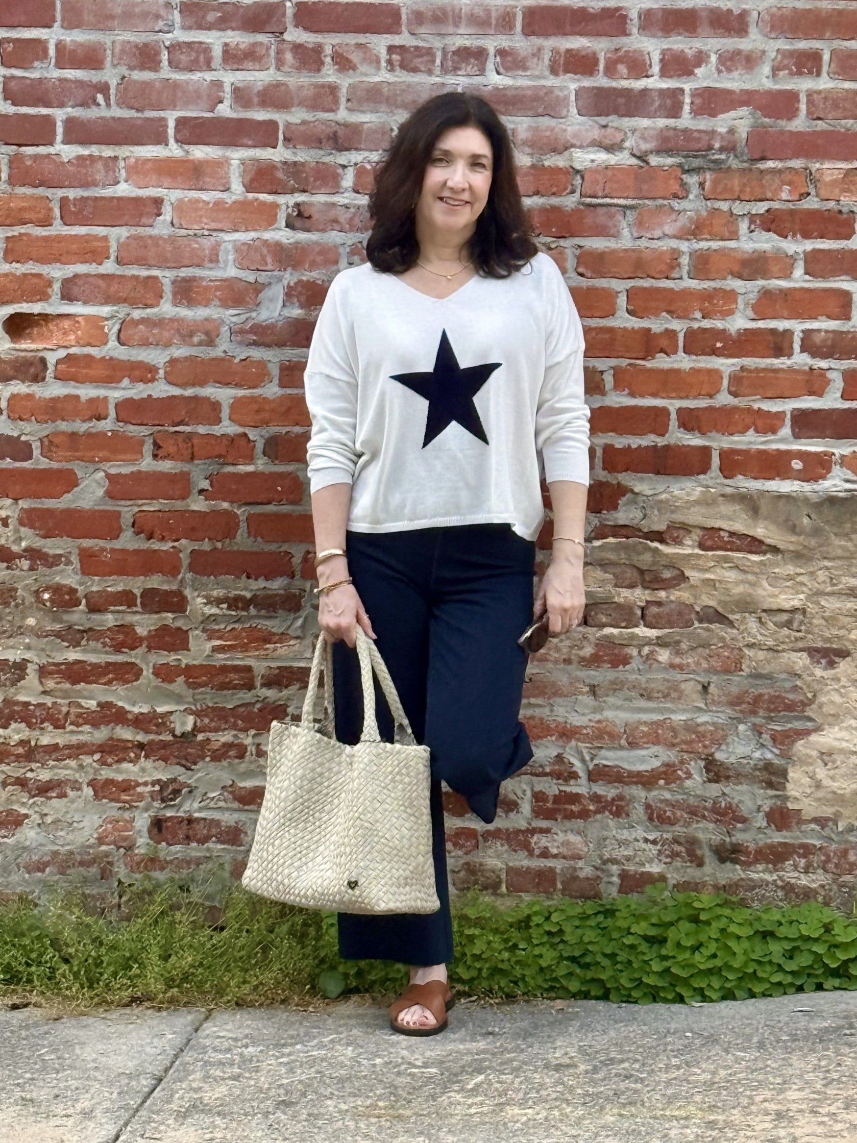 Sharon Lightweight Star Sweater