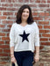 Introducing the Sharon Lightweight Star Sweater, the perfect lightweight sweater! The beautiful cream color and lightweight material make it a great transition piece for any season. With long sleeves, this sweater offers both style and comfort.

Tara is wearing size medium.