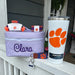 You will love our new Wipeable Train Cases—the ultimate cosmetic organizer designed for sorority sisters, team enthusiasts, and anyone who values style and practicality. Featuring a fully wipeable surface for effortless cleaning, these cases open almost completely flat, making for easy access and monogramming. Choose from an array of sorority and team colors to match your pride. Built with premium zippers and charming peppermint pulls, each case includes a convenient top handle for easy transport. The washa