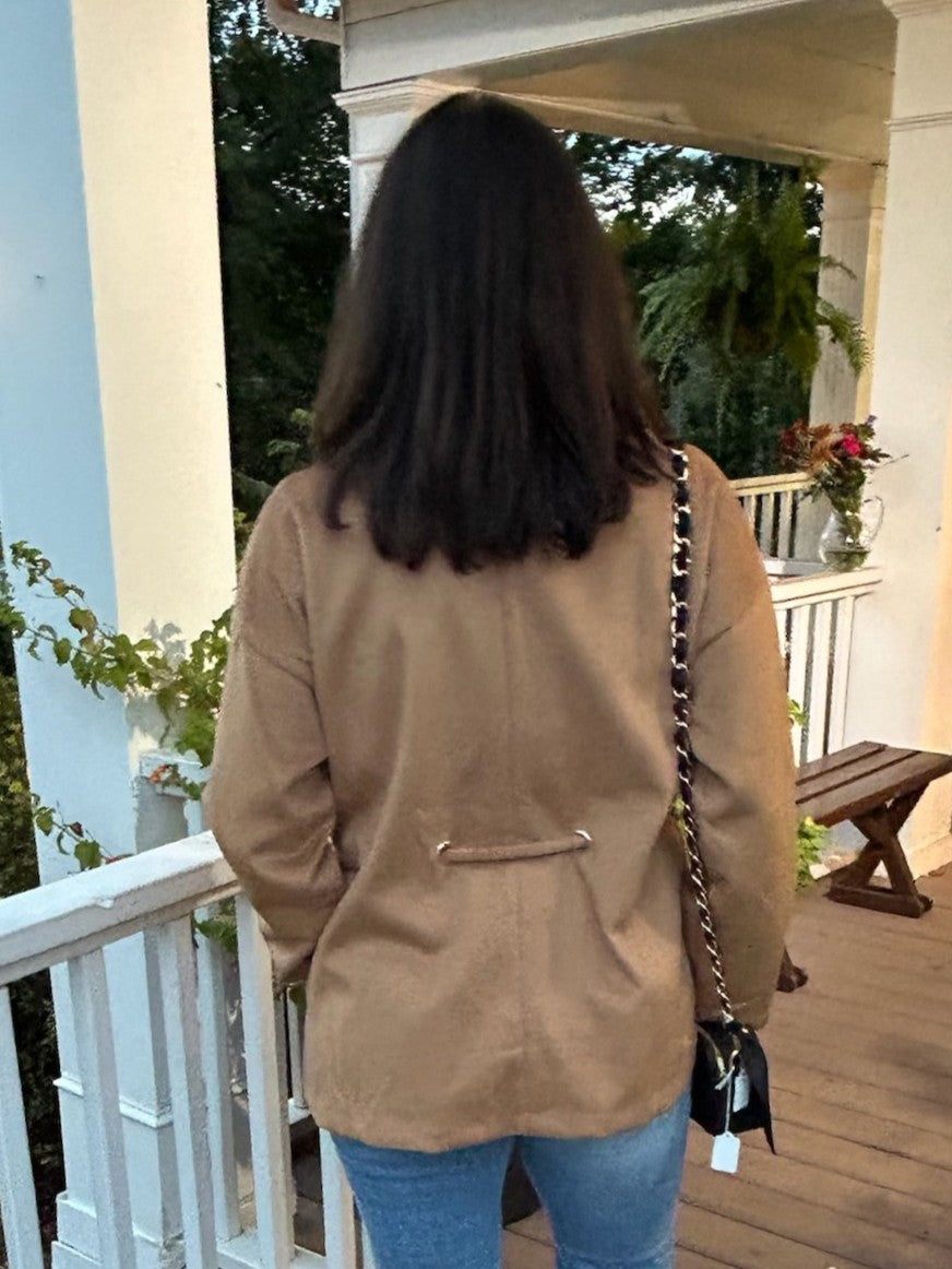 Tie Closure Classic Collar Coat