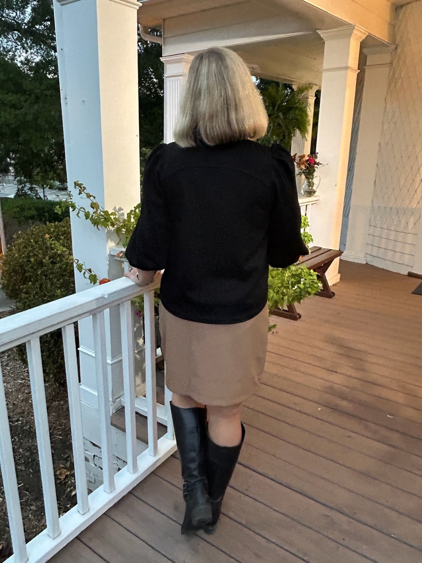 Faux Leather Short Skirt