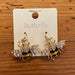 Feel the buzz of these eye-catching Pearled Bee Earrings, featuring a classic a black and gold striped design with delicate wire earrings and shimmering pearls. Crafted with gold hardware for an elegant and timeless look. These are also perfect for those GA Tech fans!