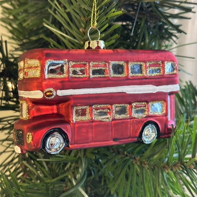 How cute is this Red Double Decker Bus Ornament!&nbsp; It looks like it's ready to roll down a London street and will be so cute on your tree!&nbsp;

4.5"&nbsp;
