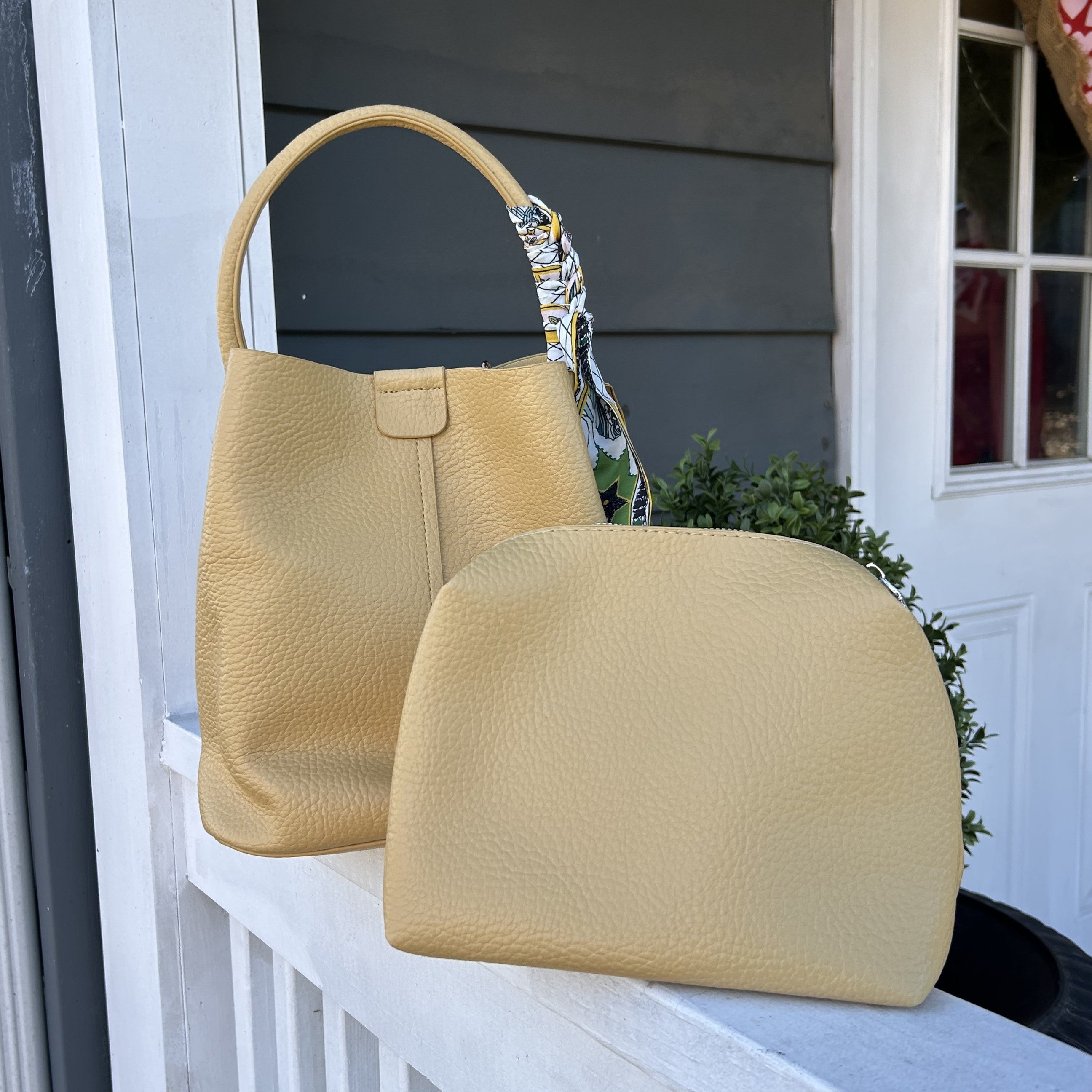 Large Bucket Bag w/ Small Bag