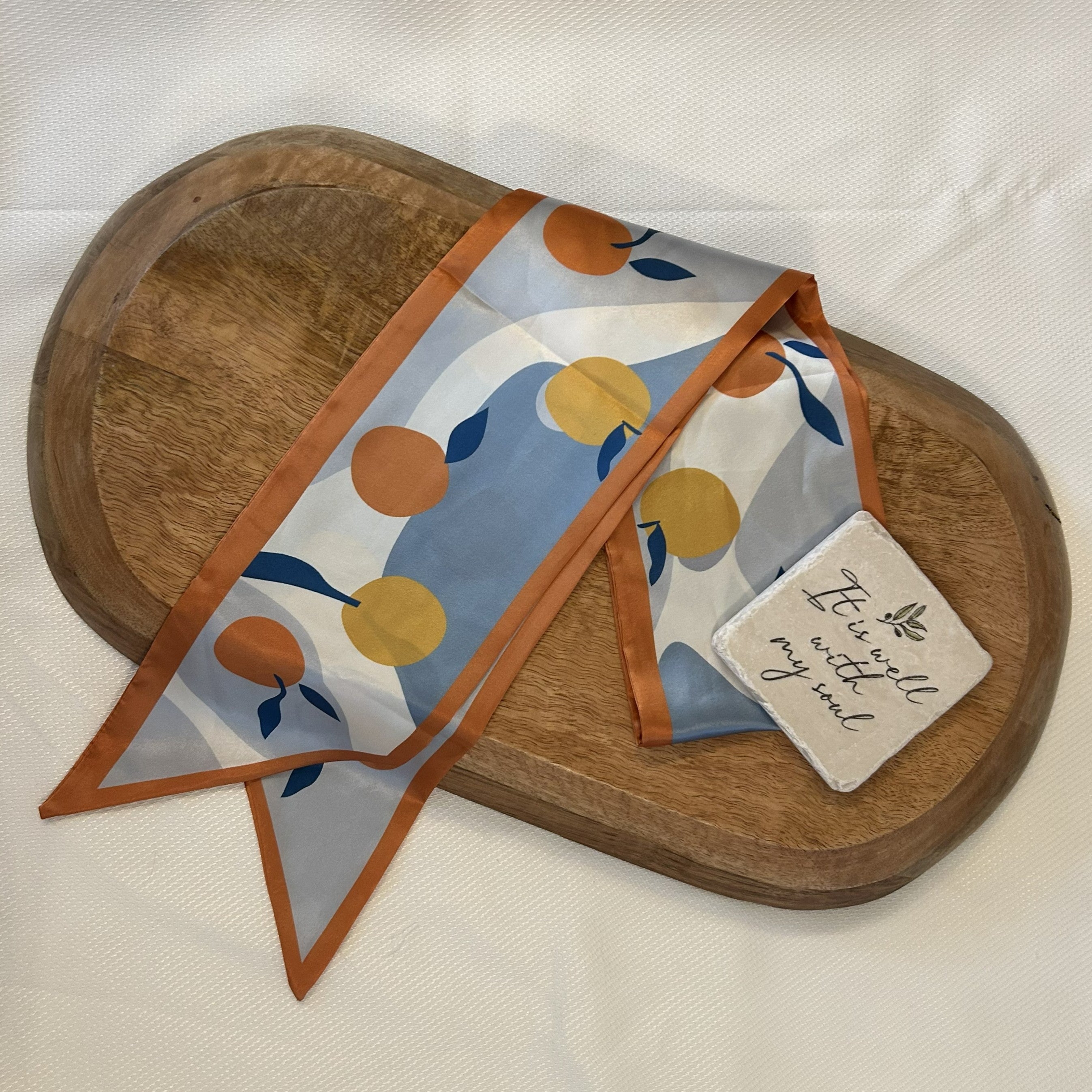 Skinny / "Twilly" Silk Print Scarves - PP