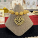 Beaded bracelets are so in! You will love the extra touches of this bracelet. The rounded beads are offset by small gold beads. The charm has a bee on one side and has a hammered diamond shape. This is a perfect gift for the garden enthusiast, bee lover or Tech fan.&nbsp;