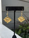 A lovely pair of hammered gold earrings! These earrings featuring a butterfly charm and faceted gold bead are a perfect gift for the garden enthusiast, or butterfly lover.

Designed and made by local artist.