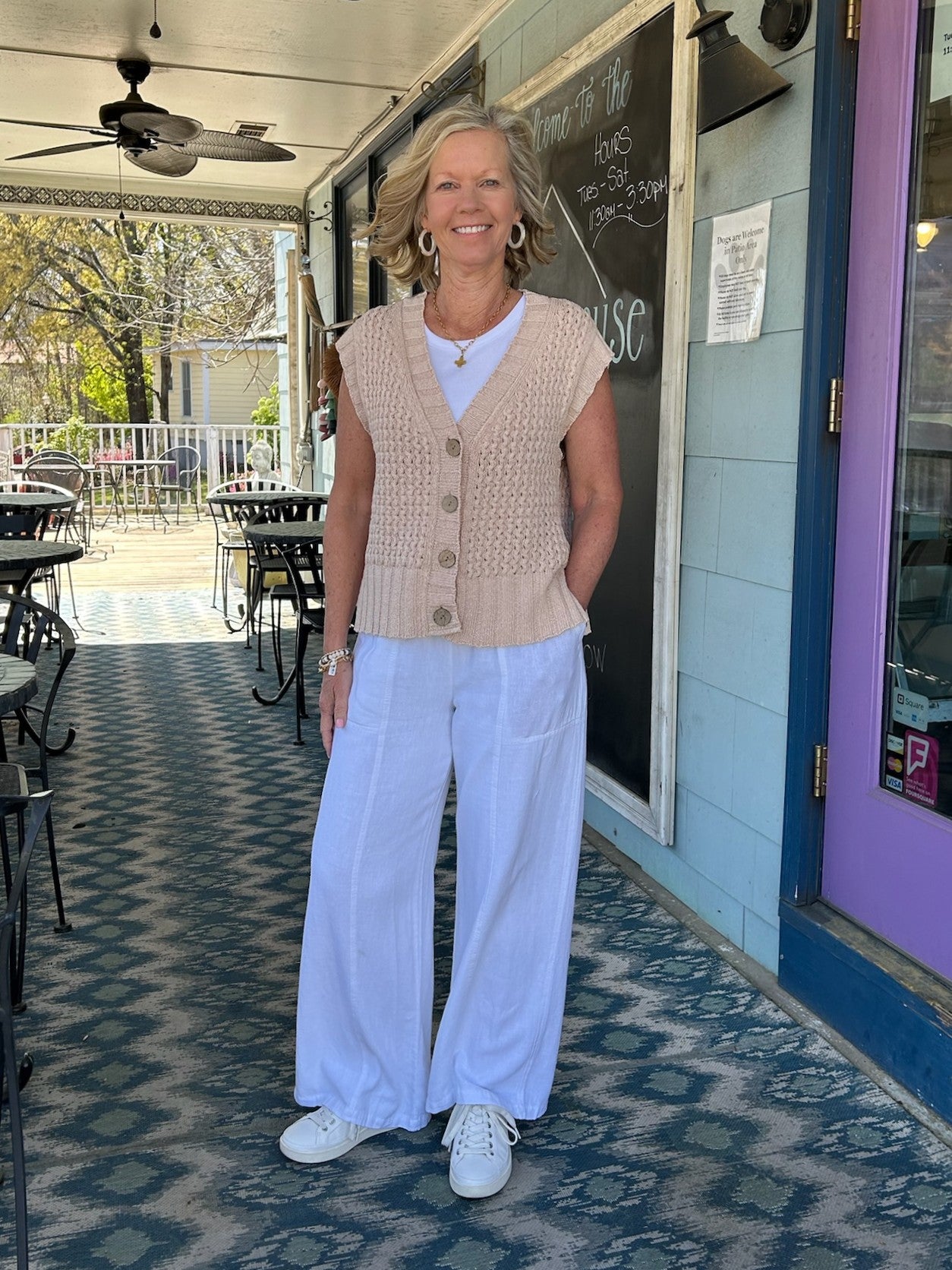 Sherwood Button Up Sweater Vest