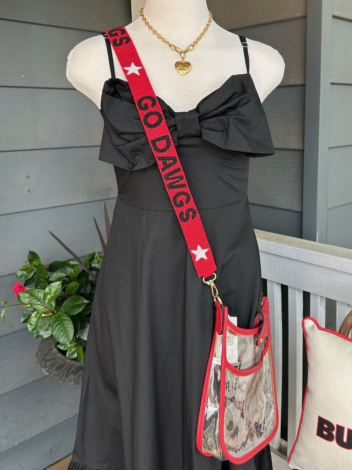 Bag/Purse Straps: Game Day Beaded & Fabric