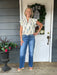 These Risen mid-rise straight jeans deliver timeless appeal with modern comfort. The mid-rise waist sits perfectly at the hip, while the straight leg creates a classic silhouette that flatters most body types. A clean-cut hem keeps the look sharp and intentional. The medium wash is a wardrobe essential—neutral enough to pair with anything from sneakers to boots, yet interesting enough to stand on its own. Whether you're running errands, meeting friends, or heading to the office, these jeans transition seaml