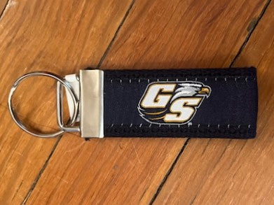 Collegiate and Military Ribbon Key Chains