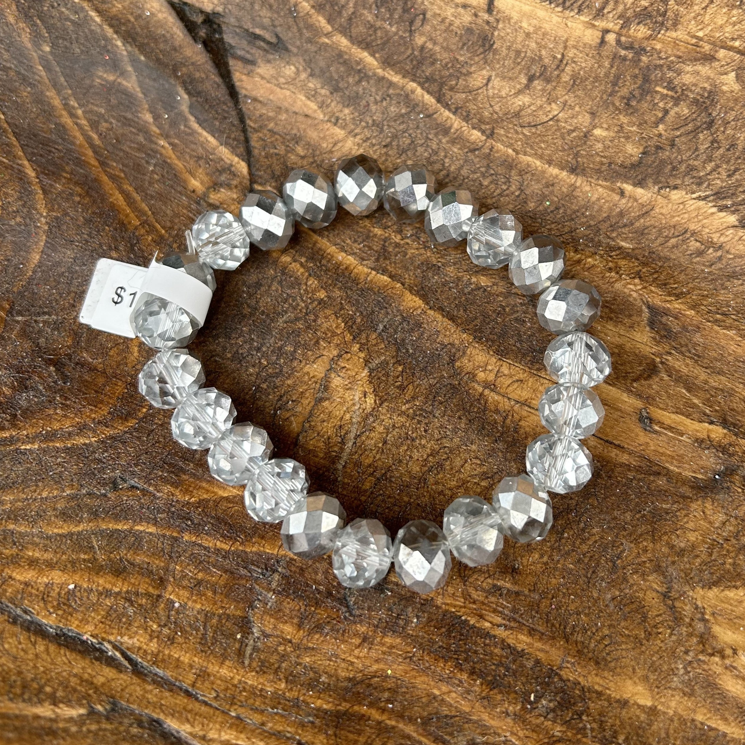 Beaded Crystal Shaped Bracelets