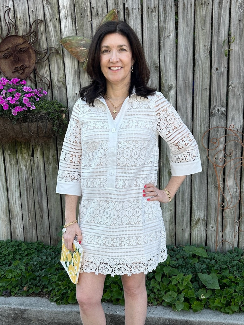 Crochet Lace Shift Dress Crochet Lace Shift Dress