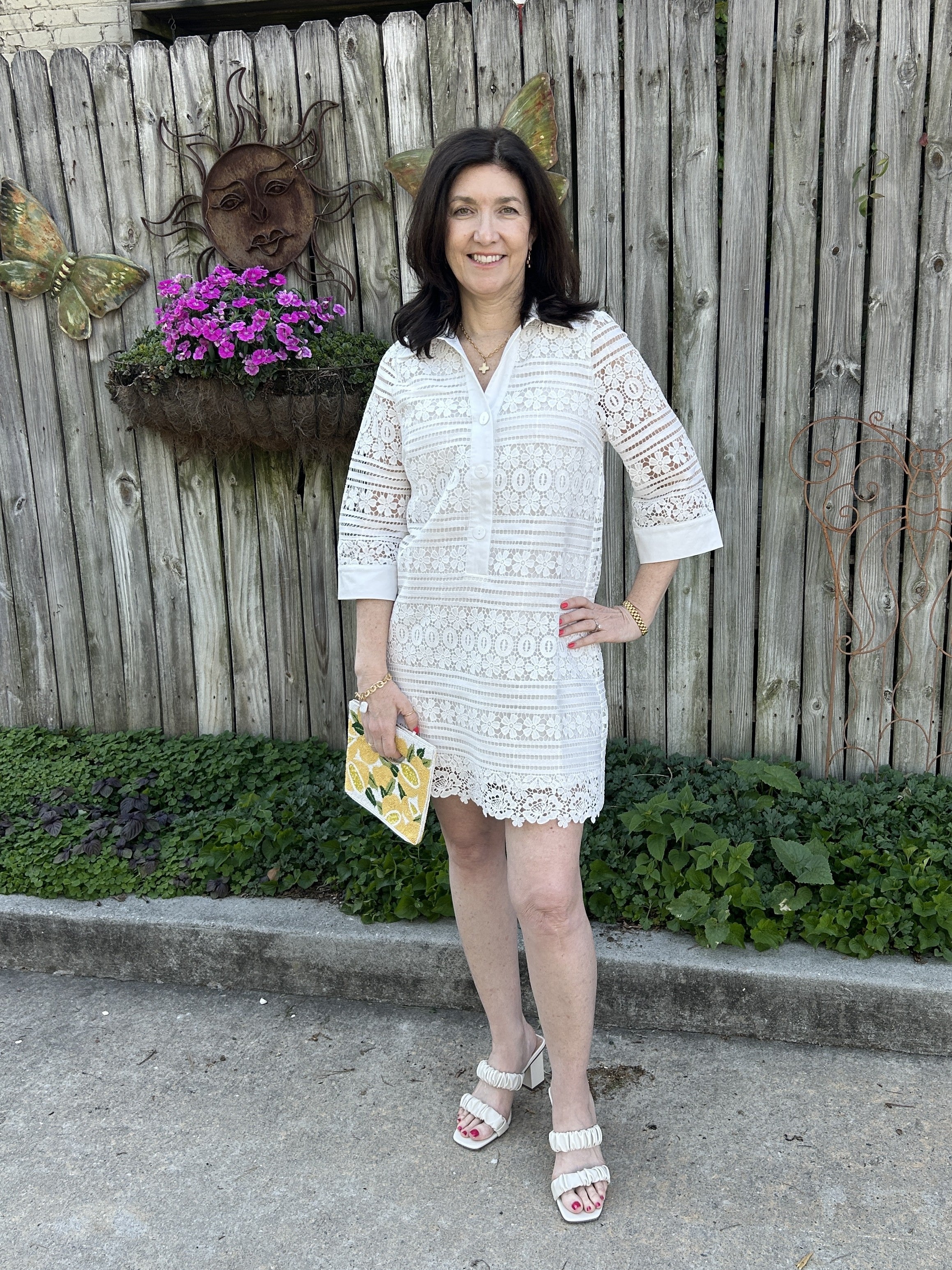 Crochet Lace Shift Dress Crochet Lace Shift Dress