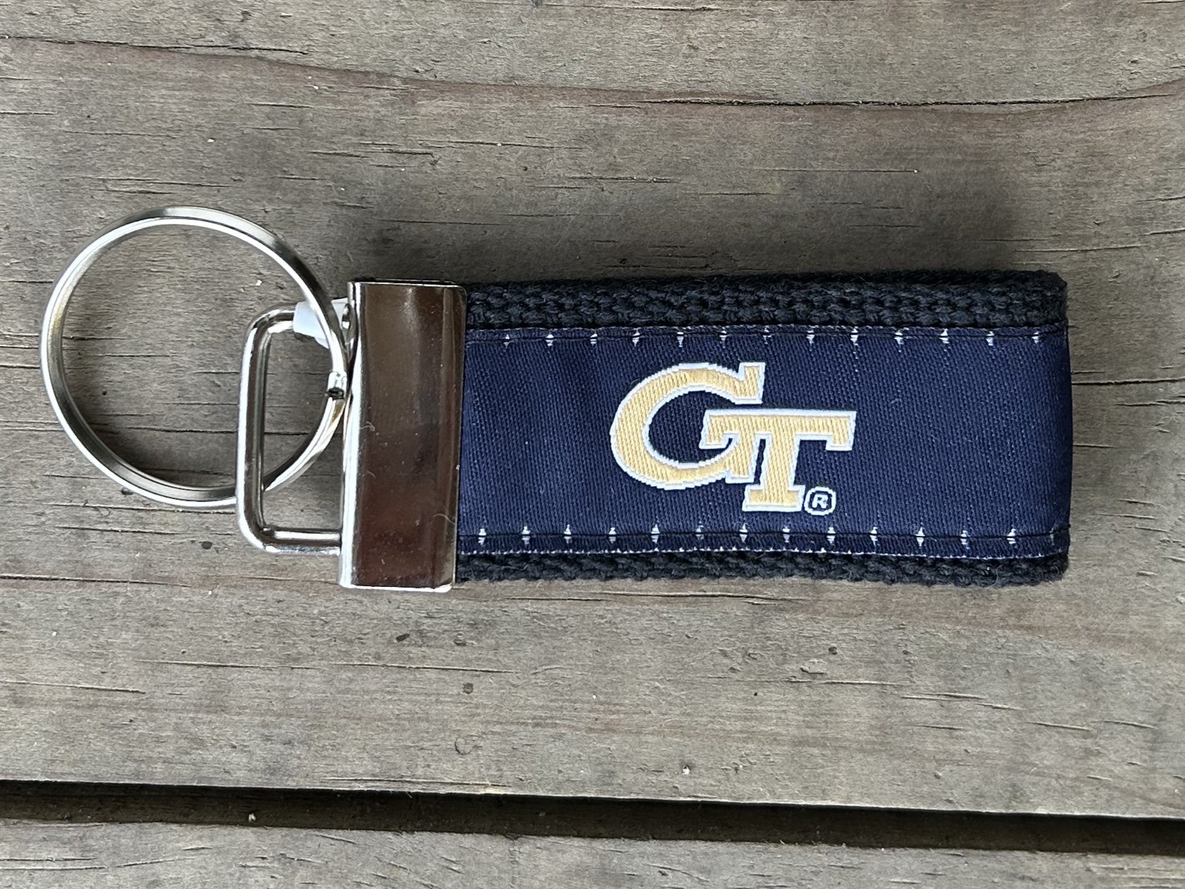 Collegiate and Military Ribbon Key Chains