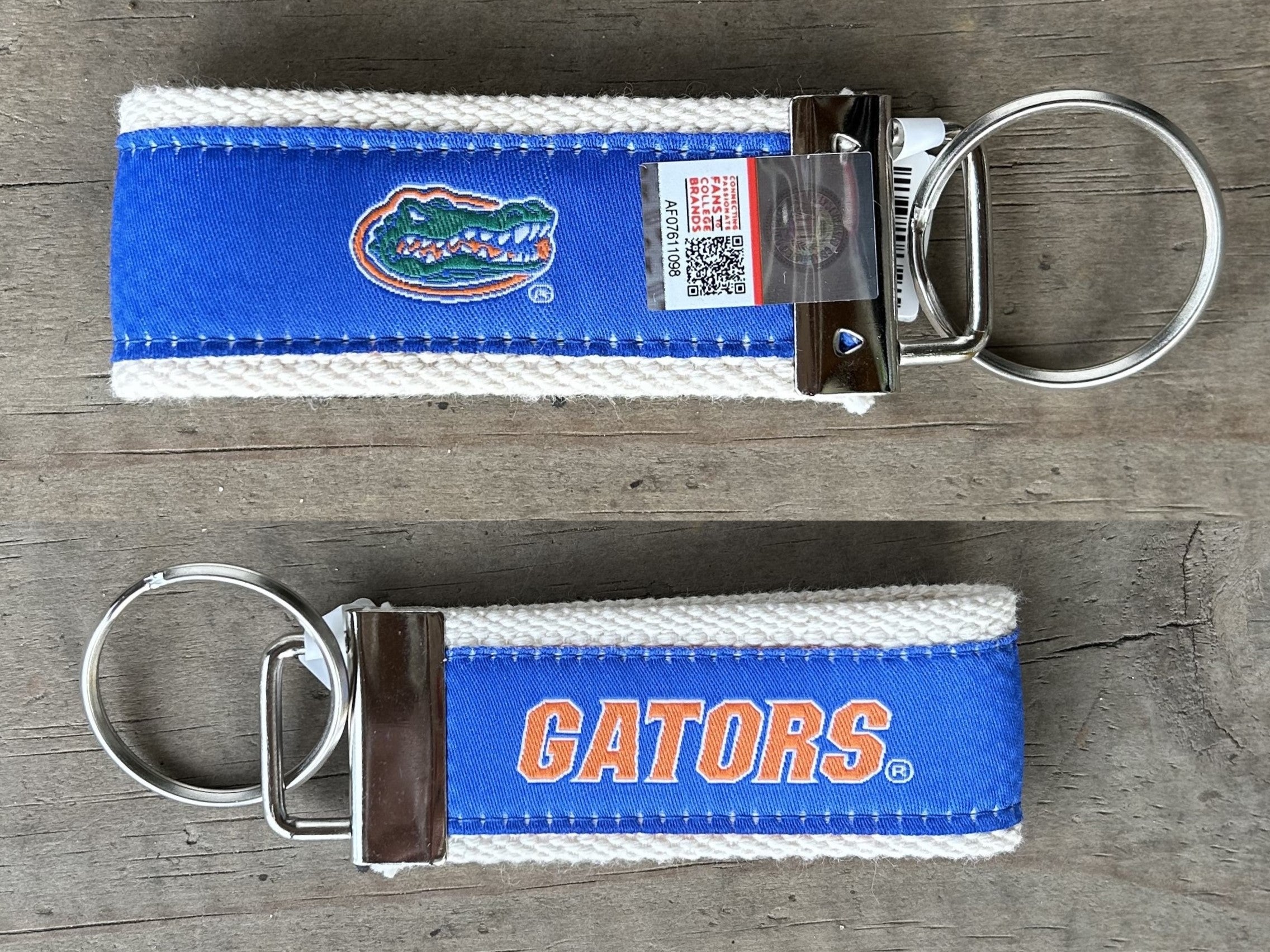 Collegiate and Military Ribbon Key Chains