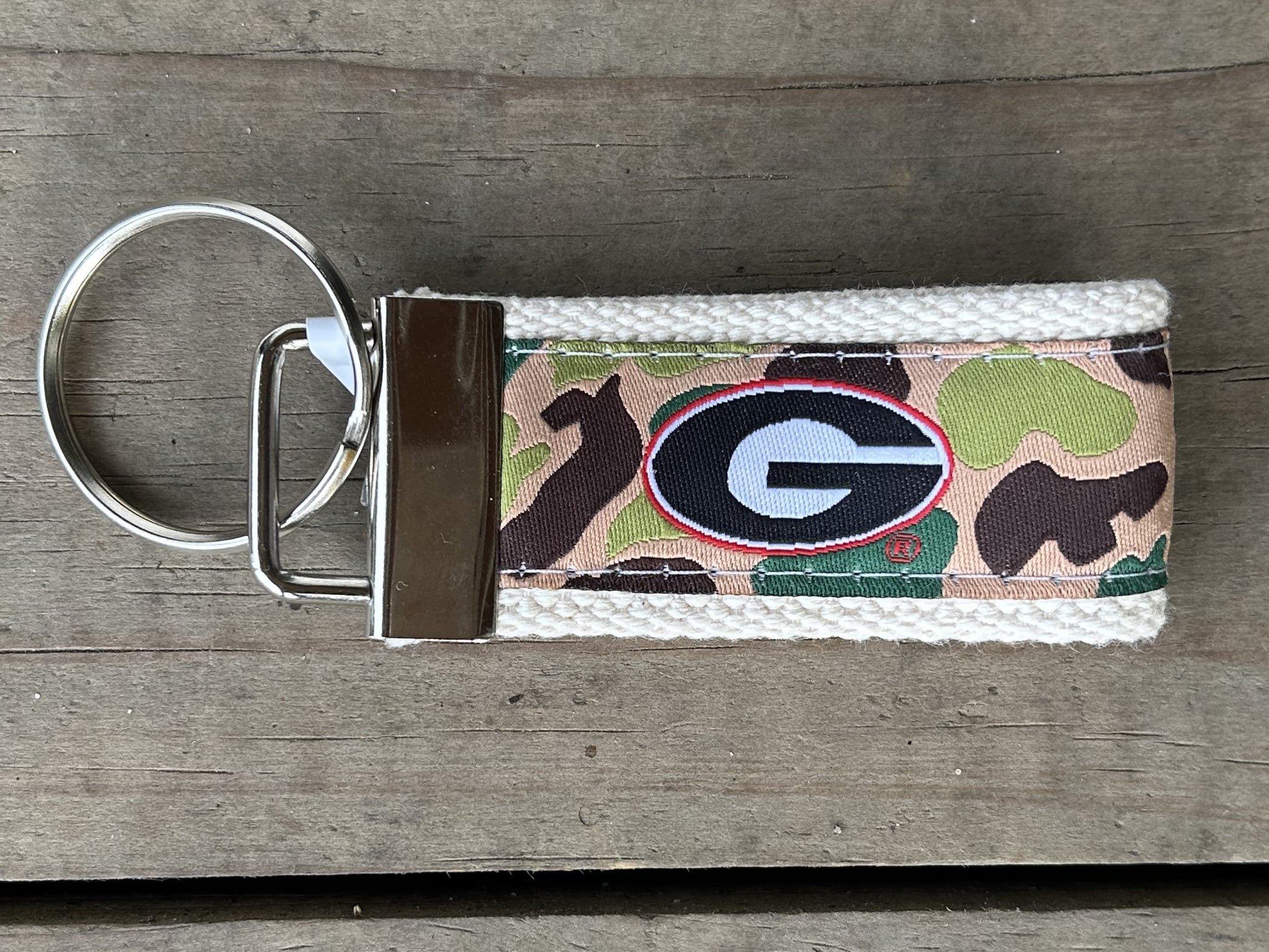 Collegiate and Military Ribbon Key Chains