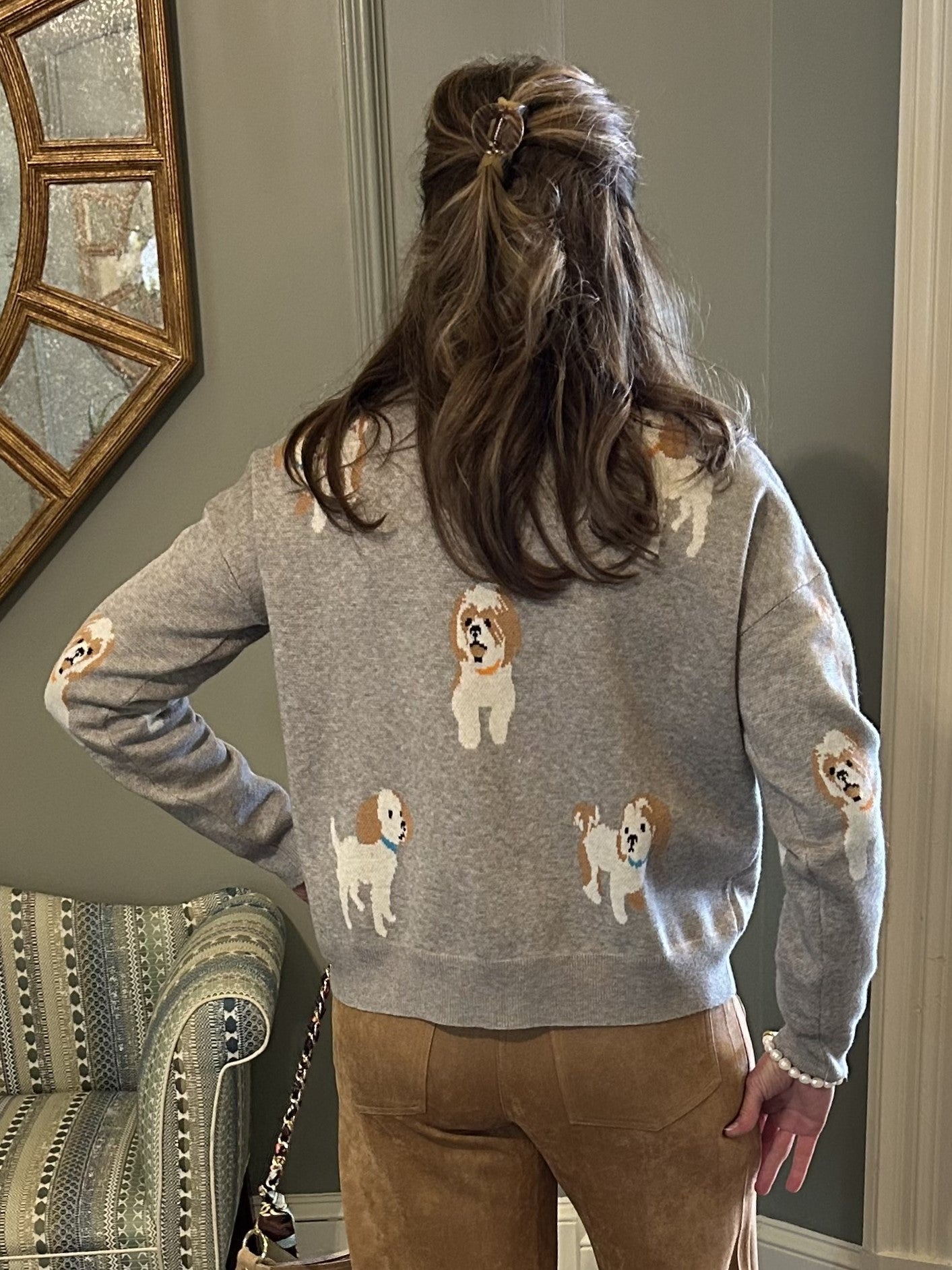 Adorable Dog Knit Sweater