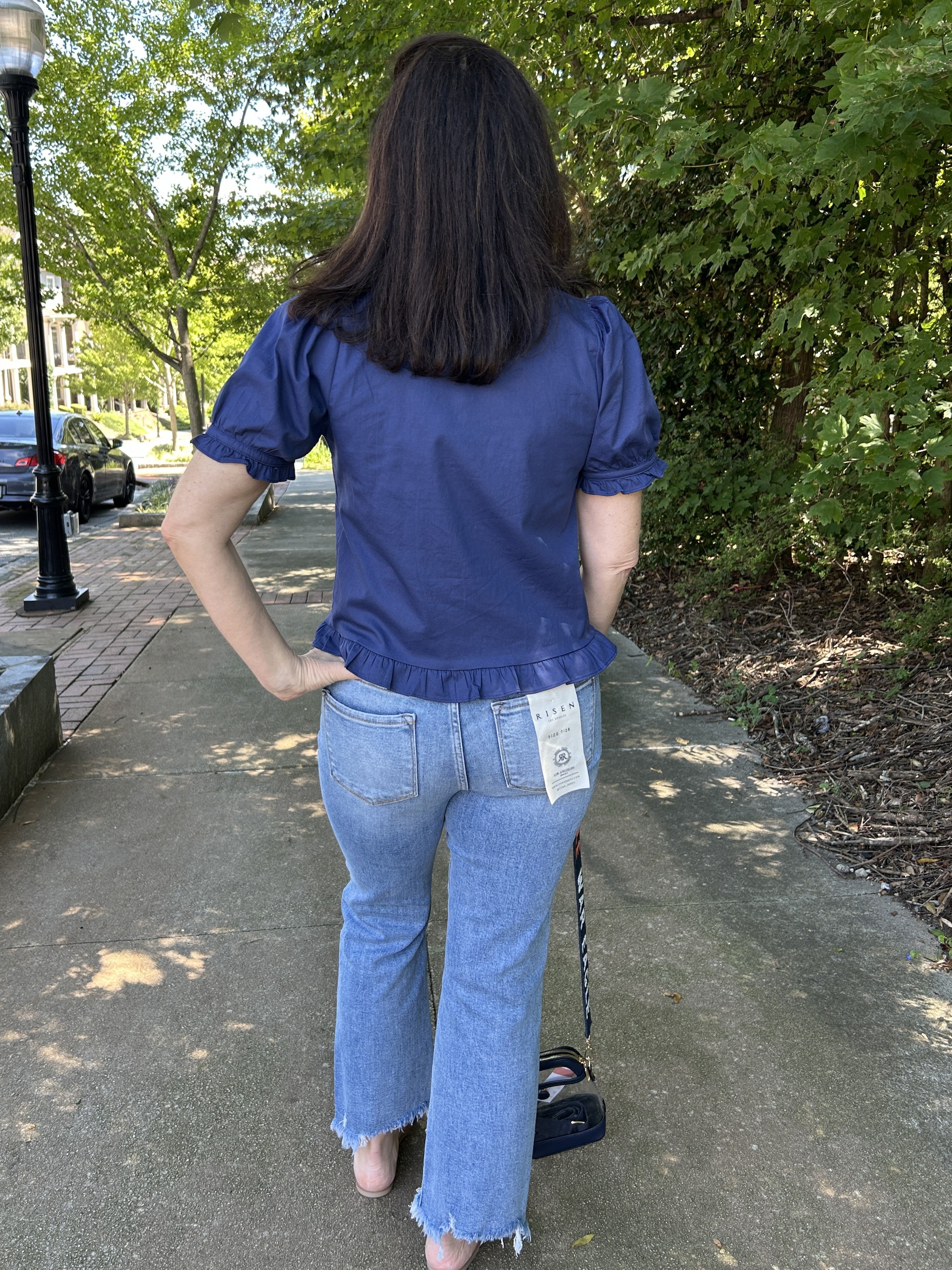 Risen High Rise-Crop Straight-Slim Jeans - Medium