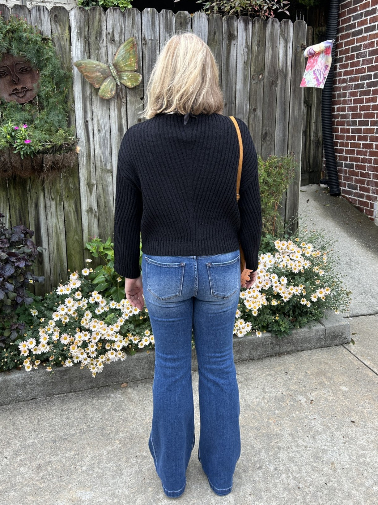 Textured Turtleneck Sweater