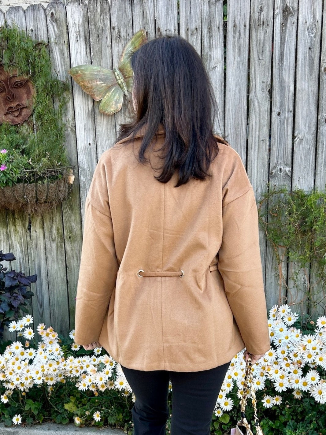 Tie Closure Classic Collar Coat