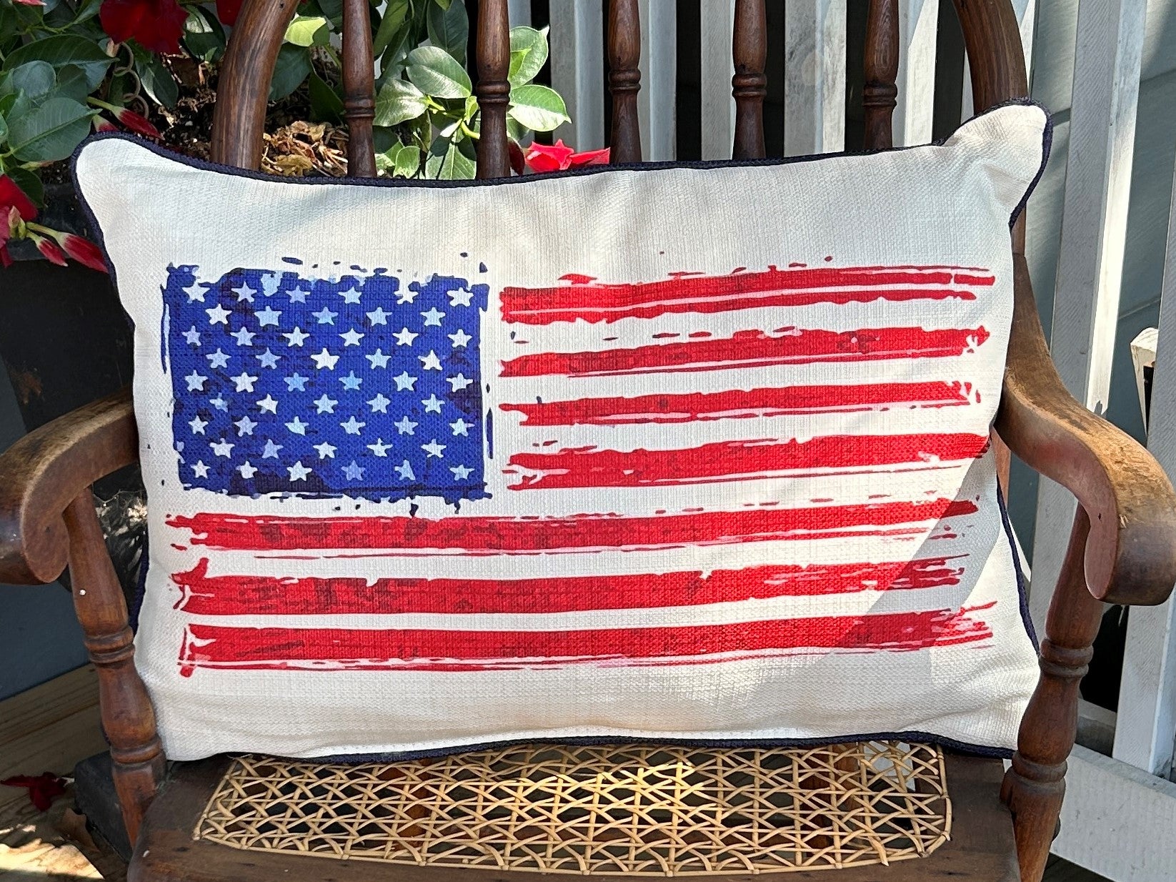 American Flag - Lumbar Pillow