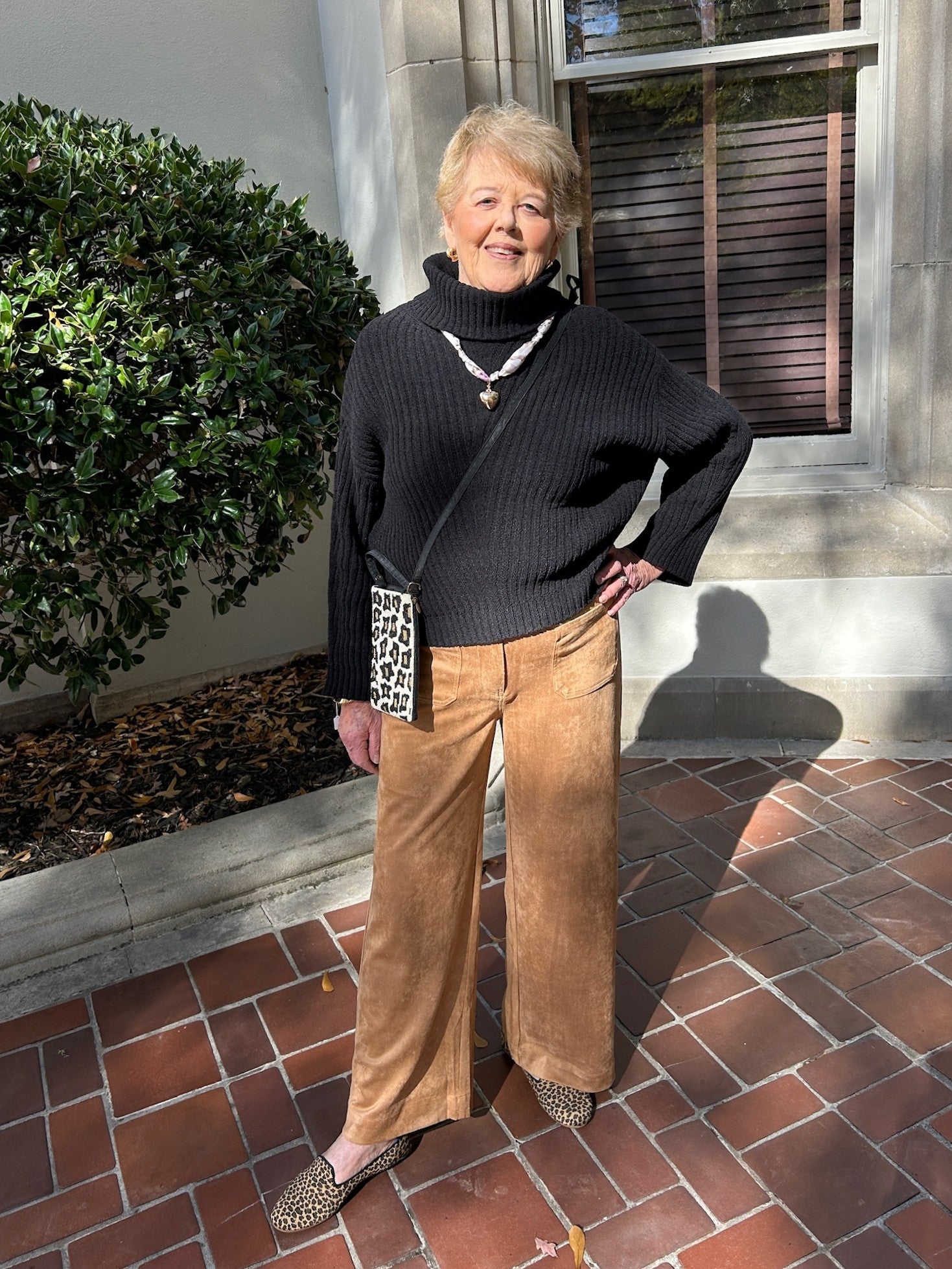 Textured Turtleneck Sweater