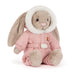 Your little one will adore Bashful Bunny Snow Suit, the perfect winter obsession for any child who loves building snowmen and making friends. This cozy and charming pink suit ensures bashful bunny stays warm and ready for all the winter adventures. Celebrate the season with comfort and style with the Bashful Bunny Snow Suit.

Details:

Dimensions:&nbsp;12.2in x 4.7in x 3.5in
Sitting Height:&nbsp;9in
Main Materials:&nbsp;Polyester
Inner Filling:&nbsp;Polyester Fibers, PE Beans
Hard Eye
Removable Clothes
Care