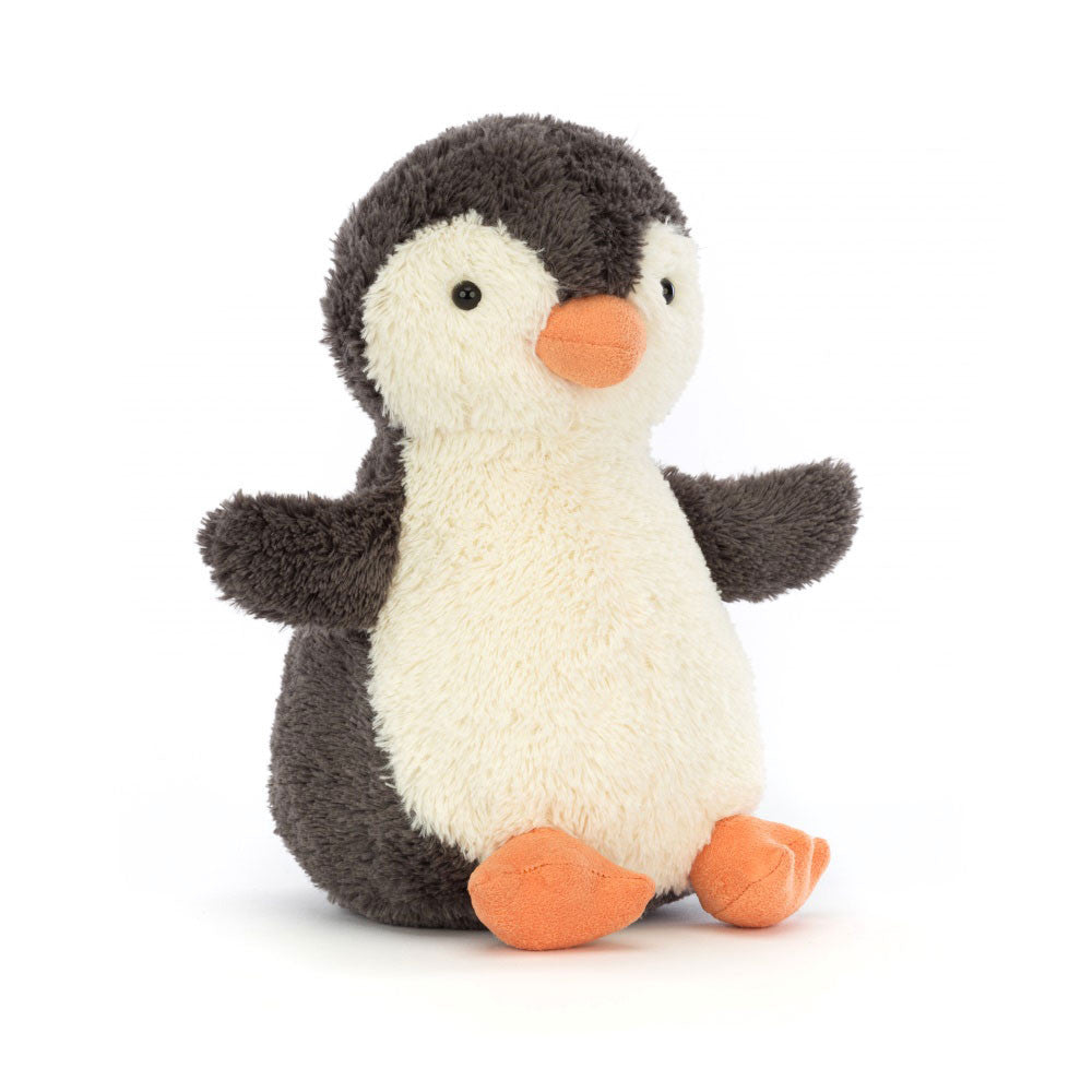 Peanut Penguin is the perfect companion for anyone who loves to move to the beat. With an infectious rhythm and a passion for dancing, this charming penguin brings energy and joy wherever it goes.&nbsp;

Details:

Dimensions:&nbsp;9.4in x 4.7in x 4.3in
Sitting Height:&nbsp;9in
Main Materials:&nbsp;Polyester
Inner Filling:&nbsp;Polyester Fibers, PE Beans
Hard Eye
Care Instructions:&nbsp;86 degree Fahrenheit wash only. Do not tumble dry, dry clean, or iron. Check all labels upon arrival of purchase
Safety Rec