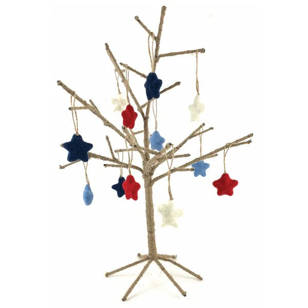 4th of July Felt Ornaments