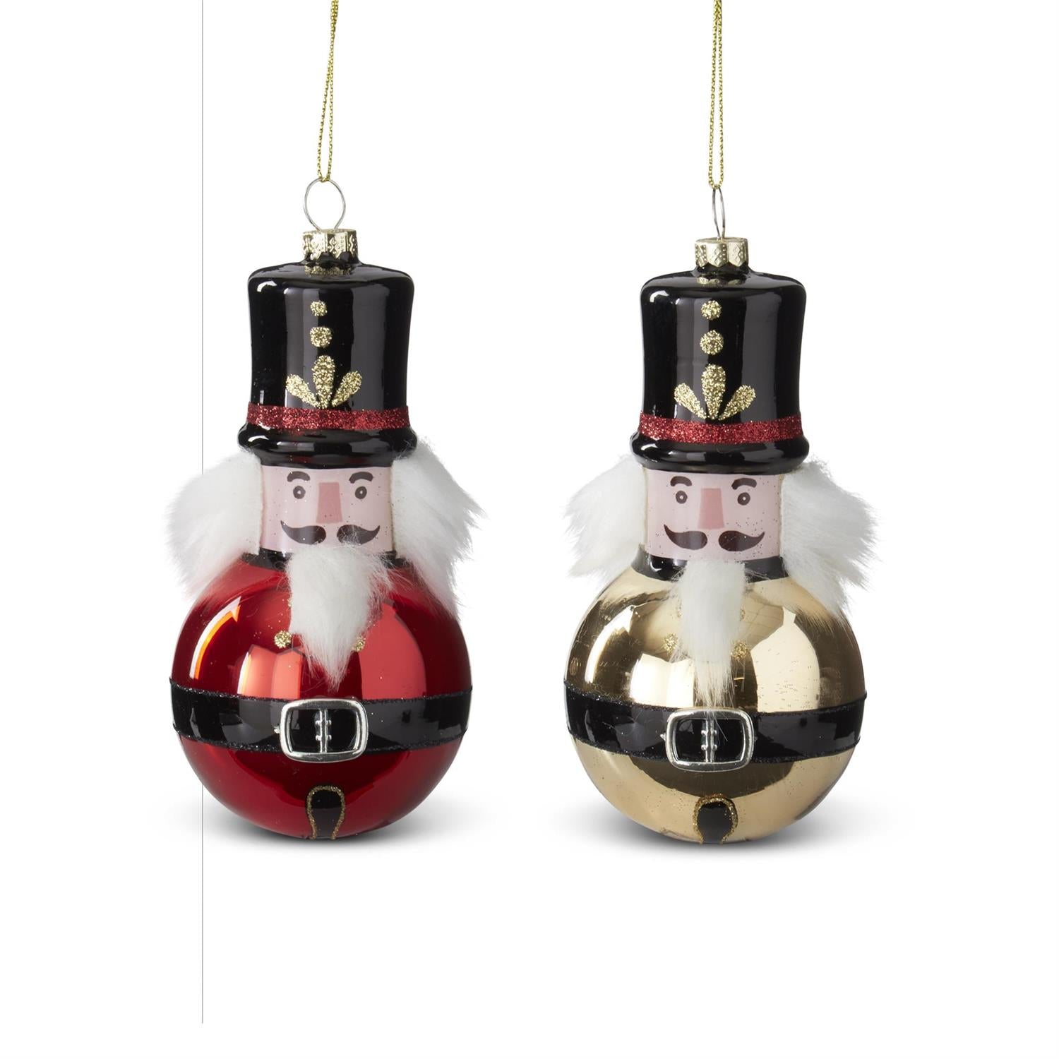 Bring holiday cheer to your tree with these charming Glass Soldier Ornaments. Each piece features a classic soldier design that captures the spirit of festive tradition and nostalgic holiday magic. Perfect for collectors and families alike, these delicate glass ornaments add character and warmth to any Christmas display. Whether you're decorating your home or searching for a meaningful gift, these fun and festive soldiers are sure to become cherished keepsakes year after year.

Dimensions: 6H x 3W x 3D