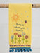 Honor your Mom with this "Home is where your Mom is" colorful Tea Towel. It's embroidered in several beautiful colors. Give Mom a gift that will remind her of you often.