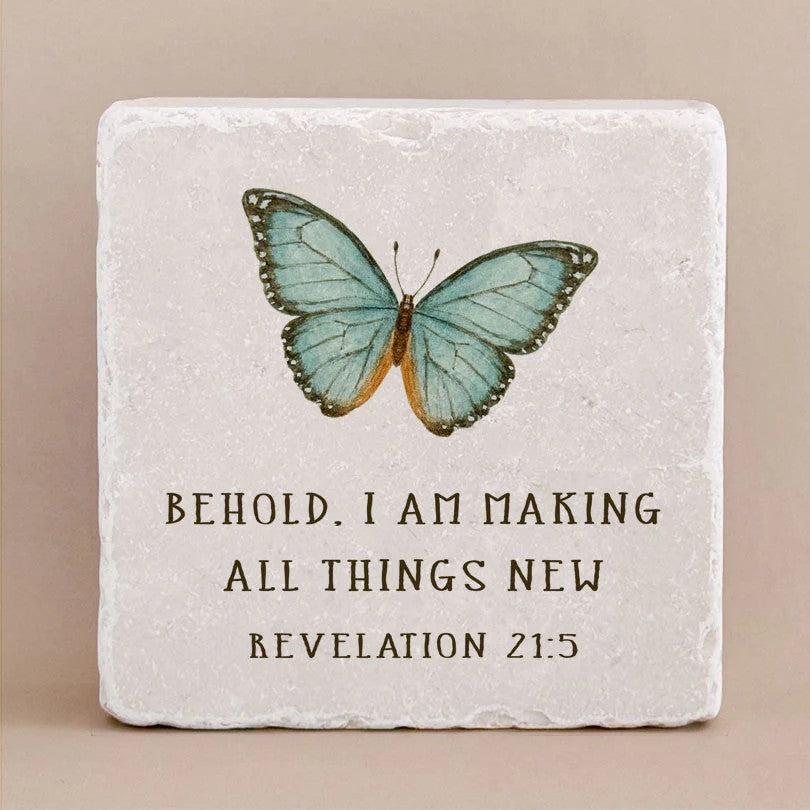 Scripture Stone Coaster