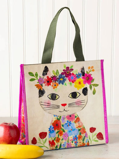 Carry your lunch in style with this charming insulated tote. Designed with lightweight, foldable construction, it collapses flat for easy storage when not in use. The secure velcro closure and durable nylon straps keep your meals safe throughout the day. Inspired by beloved designs, this affordable lunch bag is perfect for work, school, or outings. Stock up with multiple colors to match your mood every day.

Measurements:&nbsp;10in L x 4.25in W x 10in H, 6in handle drop


Material &amp; Care:&nbsp;

100% po