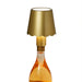 Transform any bottle into ambient lighting with this elegant LED lampshade. The touchable gold scalloped design features a rechargeable battery, stepless dimming, and multiple LED color options for customized ambiance. Includes a matching bottle stopper for easy installation. Ideal for home décor, entertaining, or creating a personalized gift that combines style with smart functionality.

LED Touchable Gold Scalloped Lampshade with Bottle Stopper in Gift Box (fits most bottles/jars, 2200mAh rechargeable bat