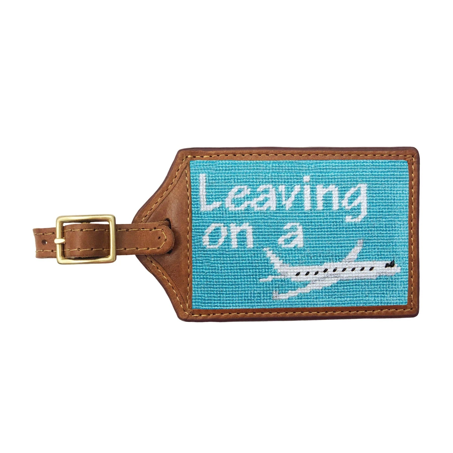 Needlepoint Luggage Tag