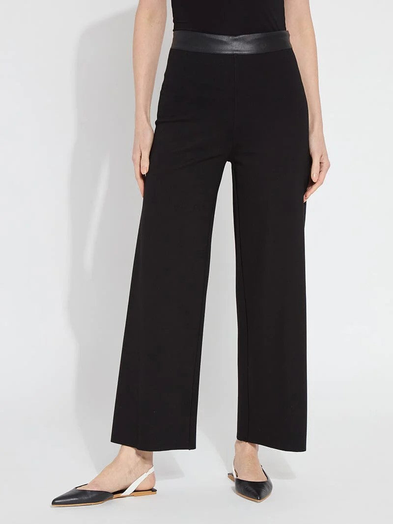 Denver High Waist Wide Leg Ponte Pant