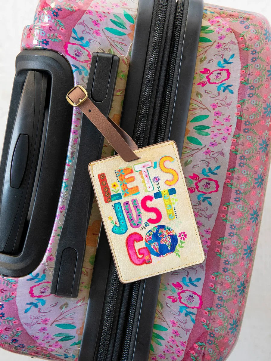 Travel Happy Luggage Tags