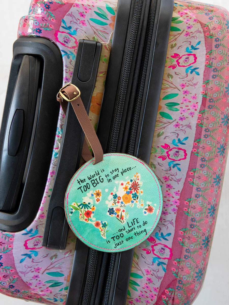 Travel Happy Luggage Tags
