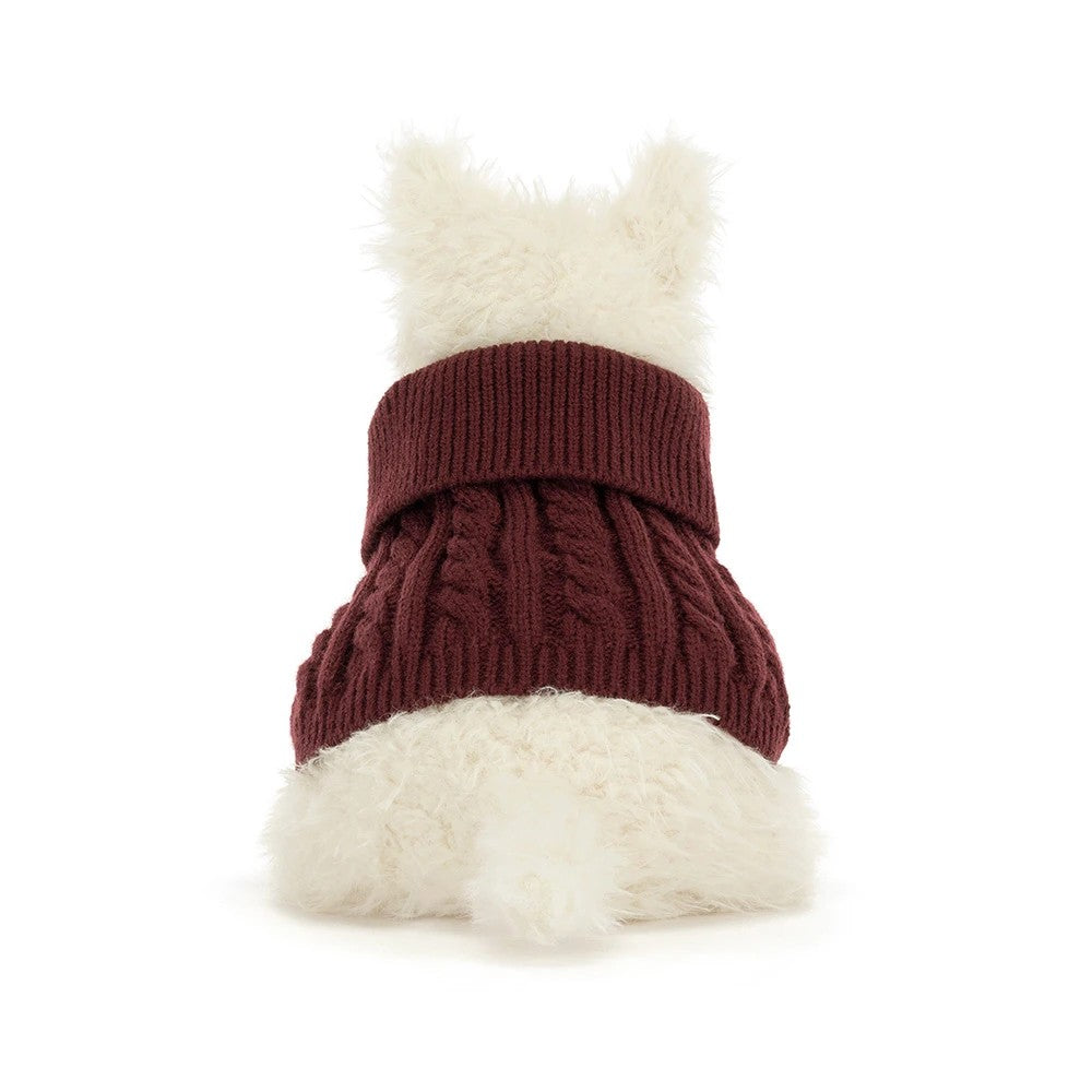Munro Scottie Dog w/ Winter Jumper Outfit
