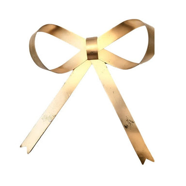 Bring springtime charm to your home with these delightful hanging metal bows. Crafted from durable metal, they're perfect for Easter displays or refreshing your spring décor. Lightweight and easy to hang, these bows add a festive touch to any room, porch, or garden space. Celebrate the season with timeless appeal that welcomes guests with warmth and personality.

Approximate Dimensions:

Small: 11 x 12
Medium: 12 x 14
Large: 14 x 17