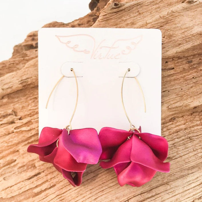 Hyacinth Tiered Marquis Earrings