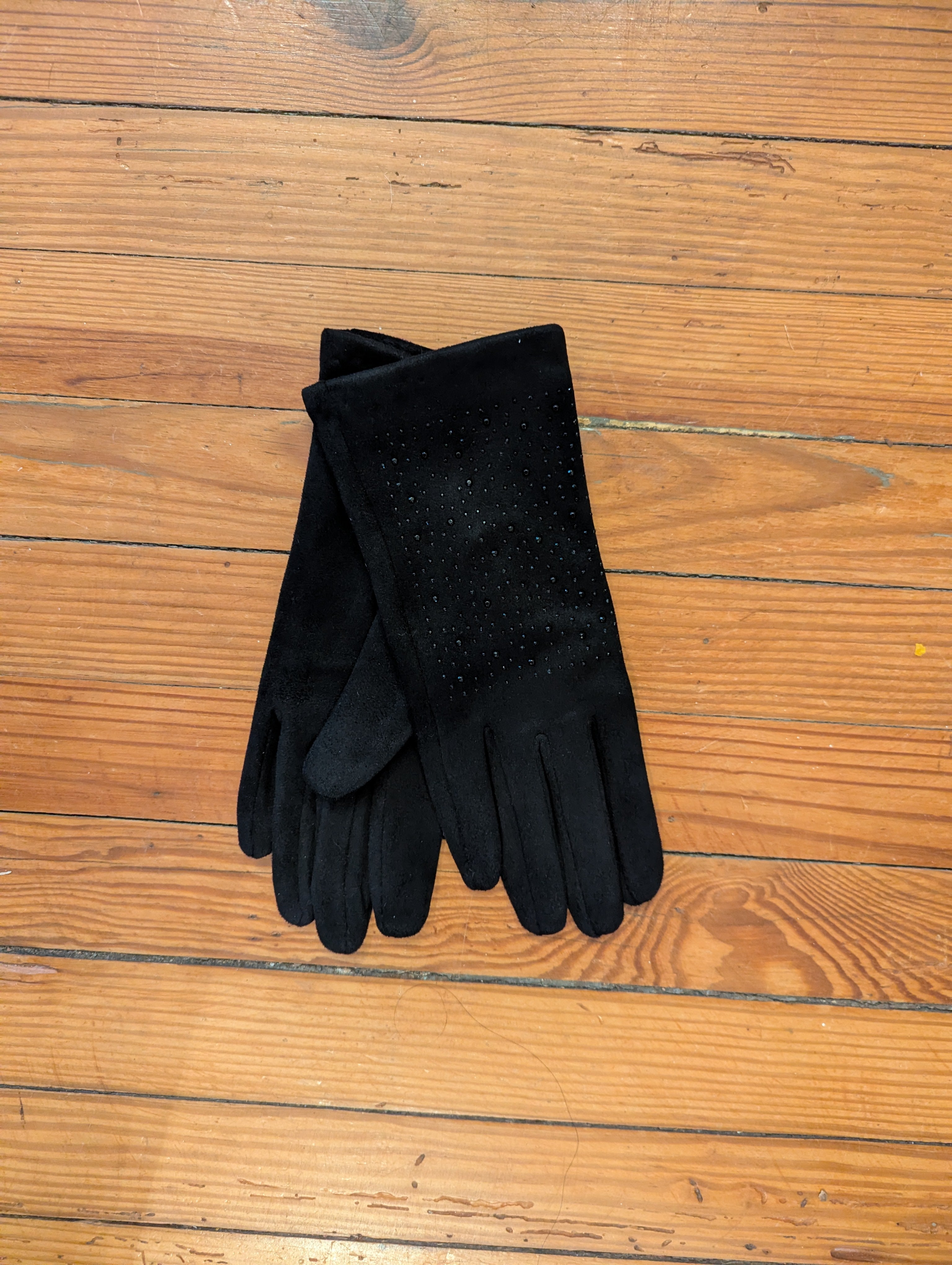Glitter Gloves with Touch Screen Functionality