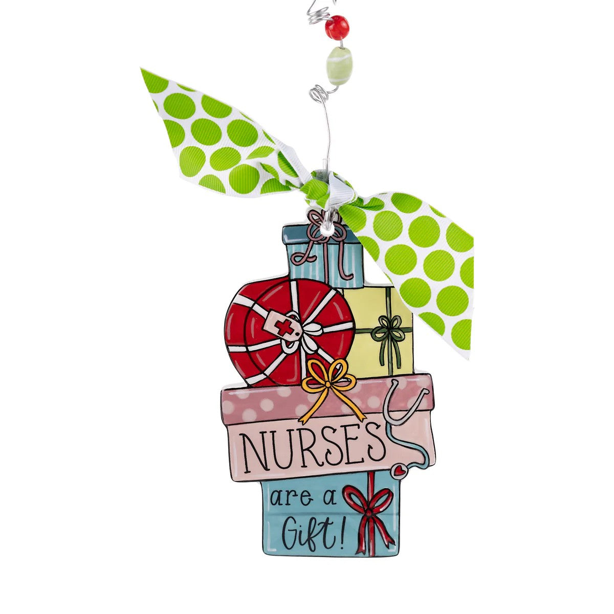 Nurses are a Gift Flat Ornament