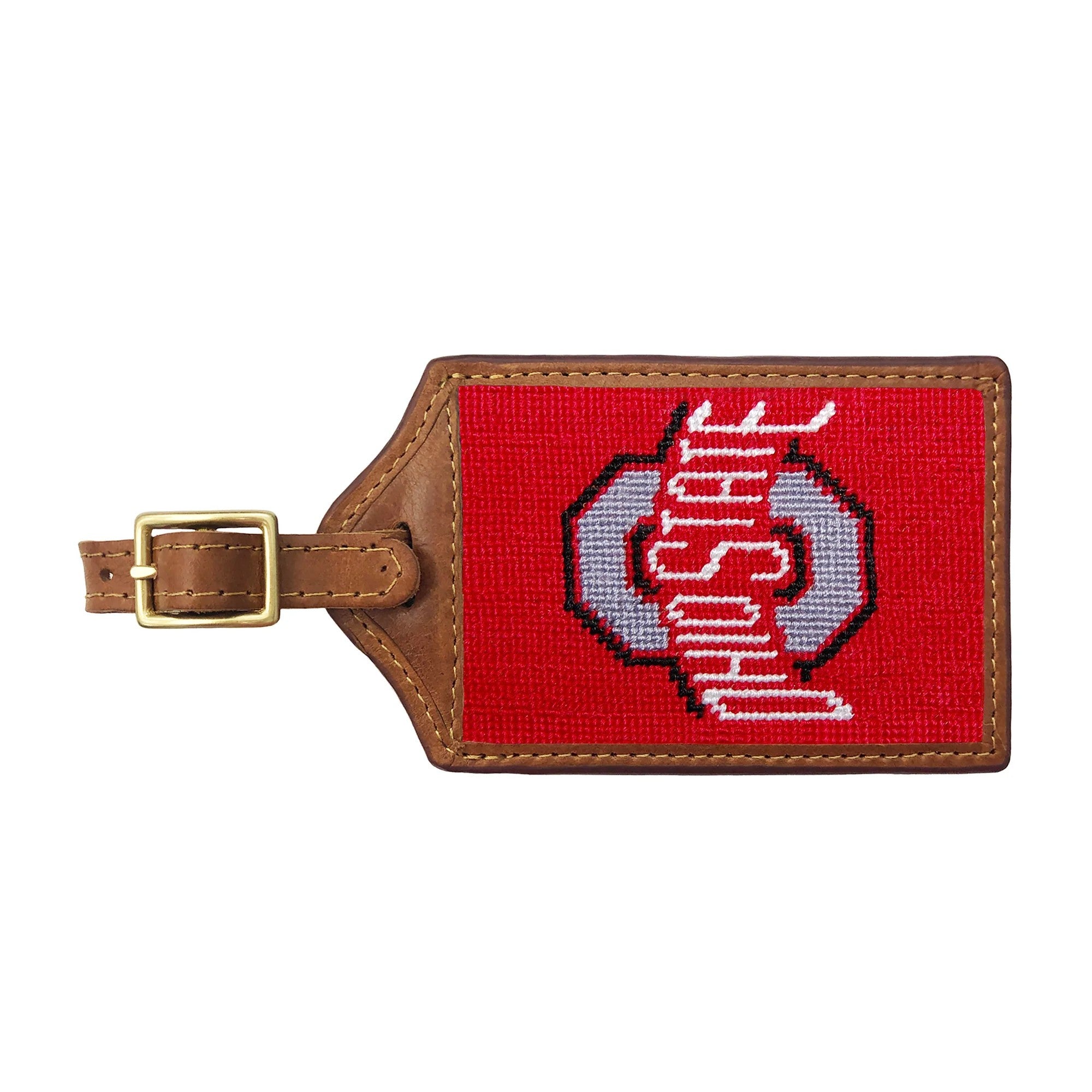 Needlepoint Luggage Tag